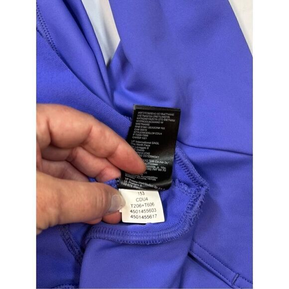 The North Face Dynamix Tech Long Sleeve Top Starry Purple Size Medium FlashDryXD - Picture 6 of 8